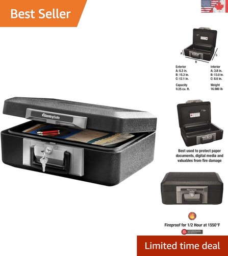 Fireproof safe box with key - fireproof,